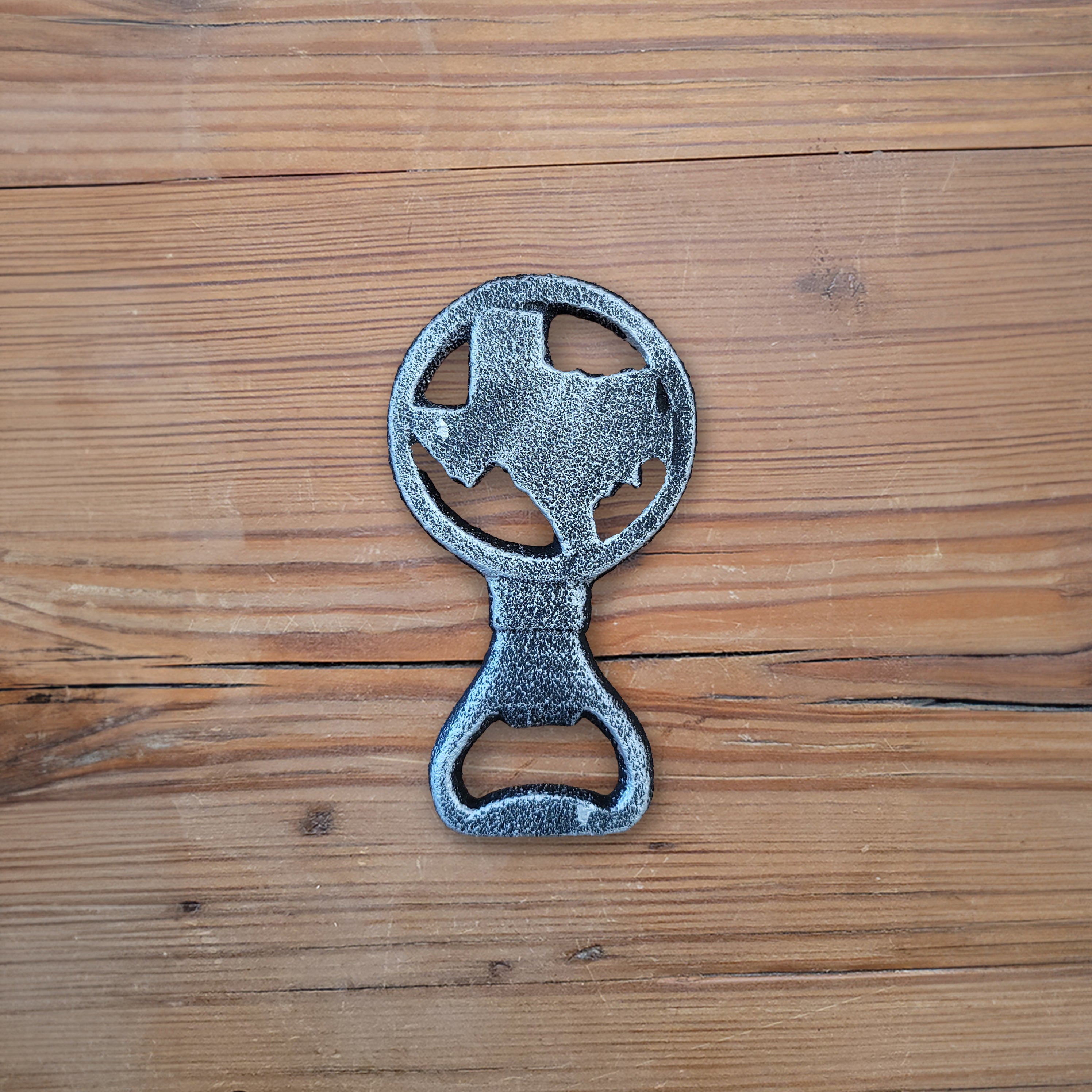 Texas Antique Silver Bottle Opener