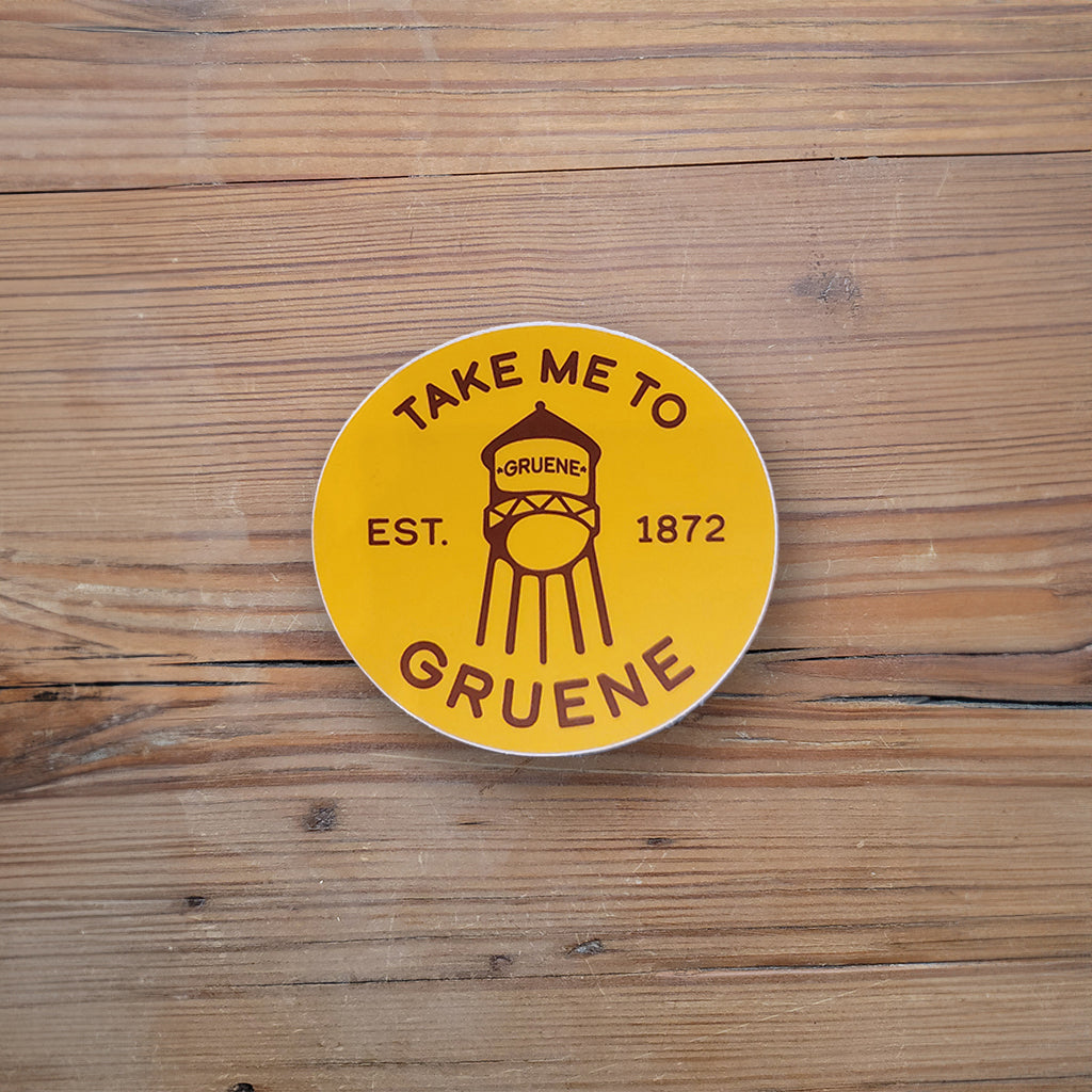 Take Me to Gruene Sticker