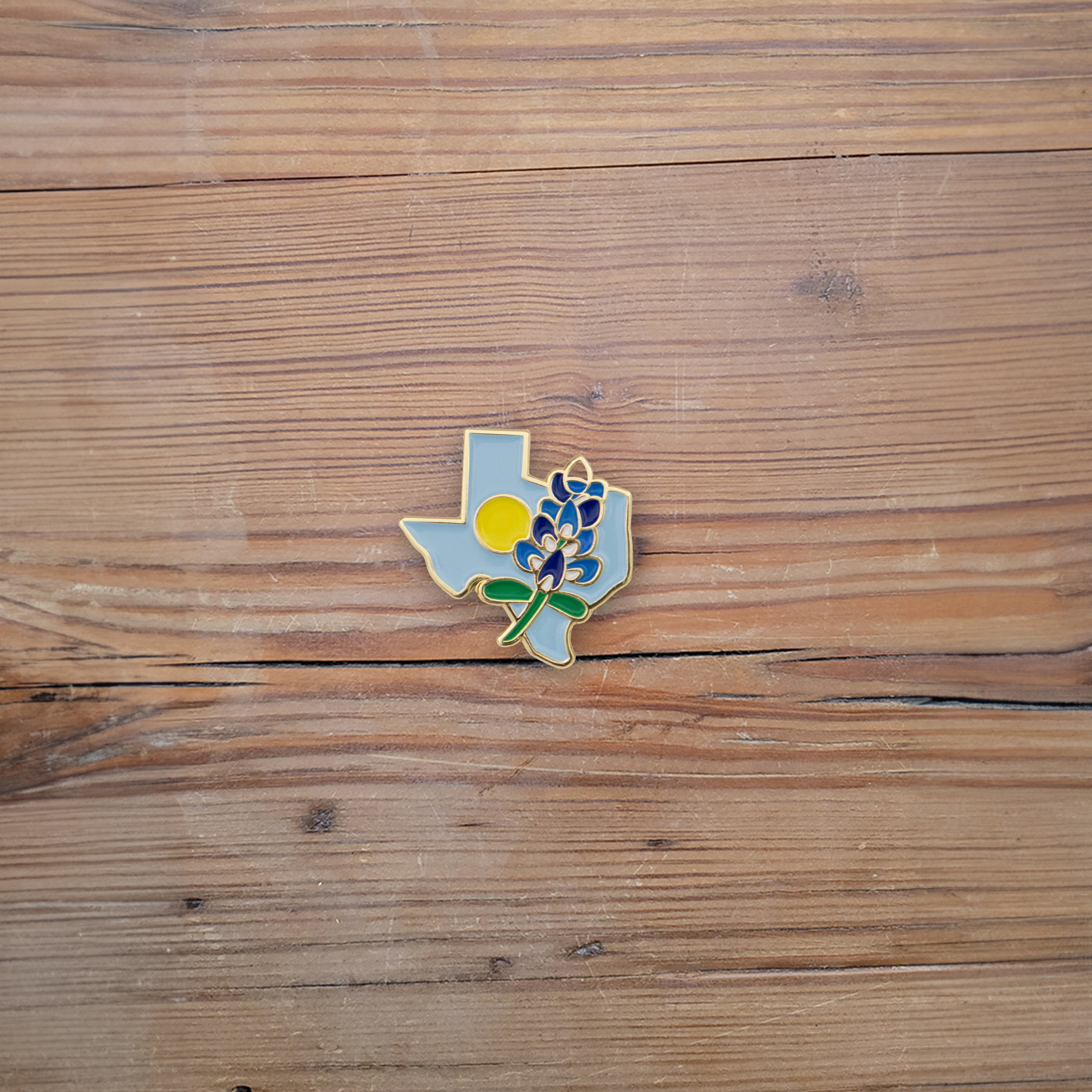 Texas Bluebonnet Enamel Pin