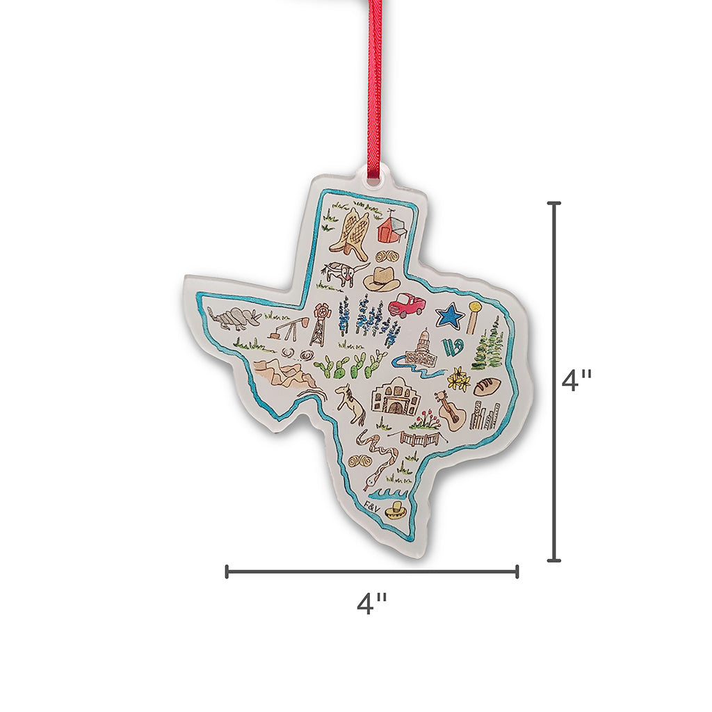 holiday ornament measurements