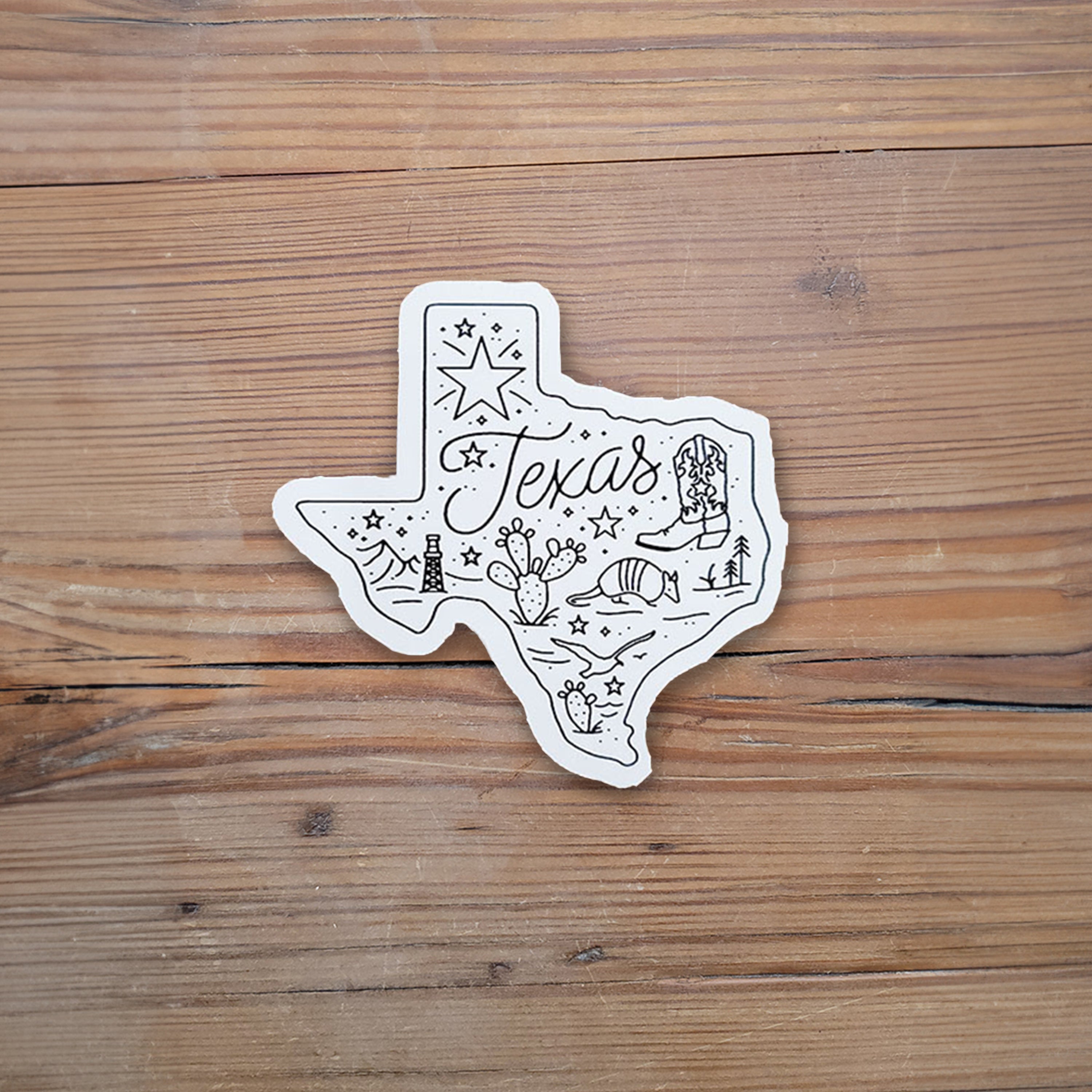 Icons of Texas Sticker