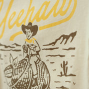 Toddler Yeehaw Armadillo Ringer Tee by River Road Clothing