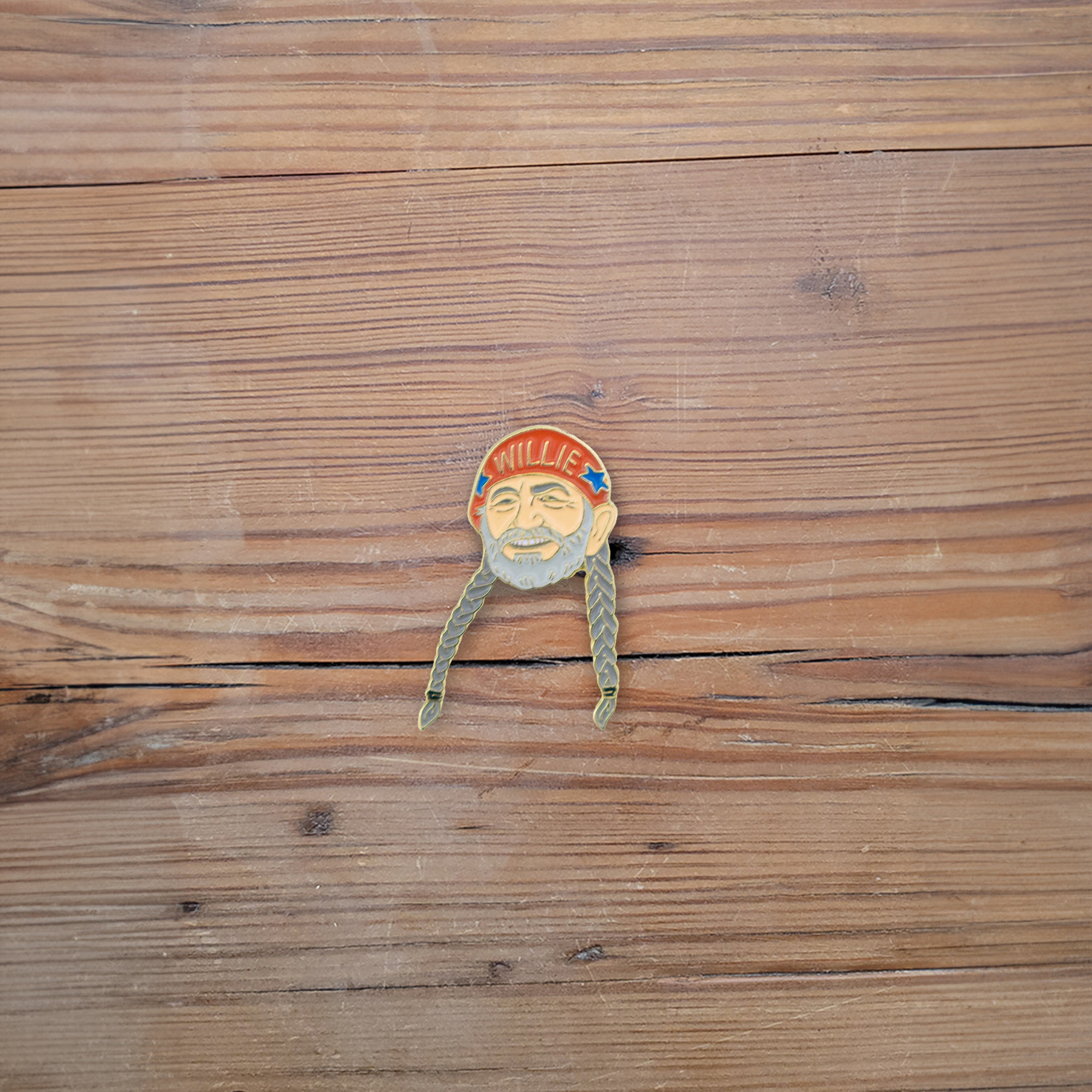 Willie Enamel Pin