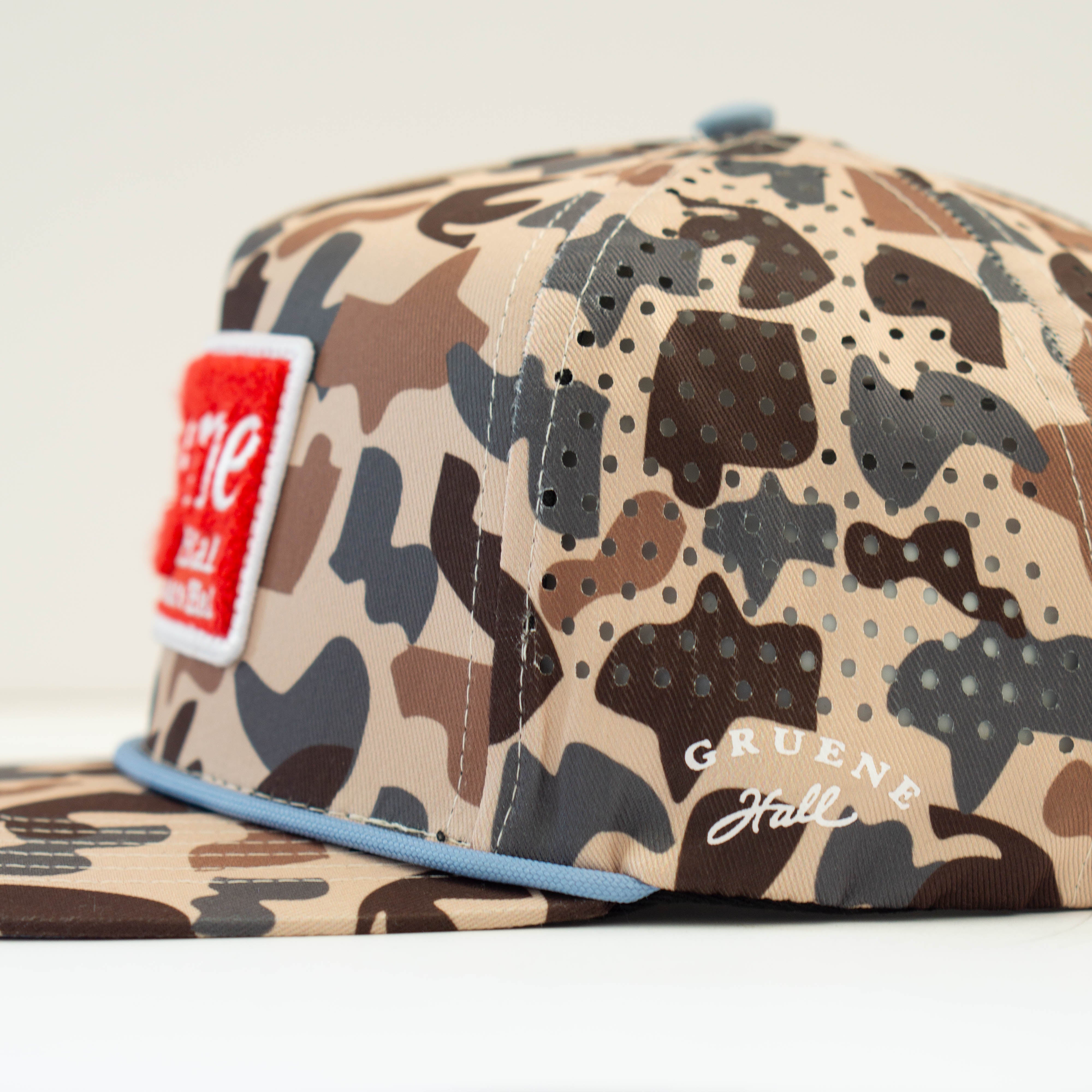 Youth Staunch x Gruene Hall Red Patch Camo Cap