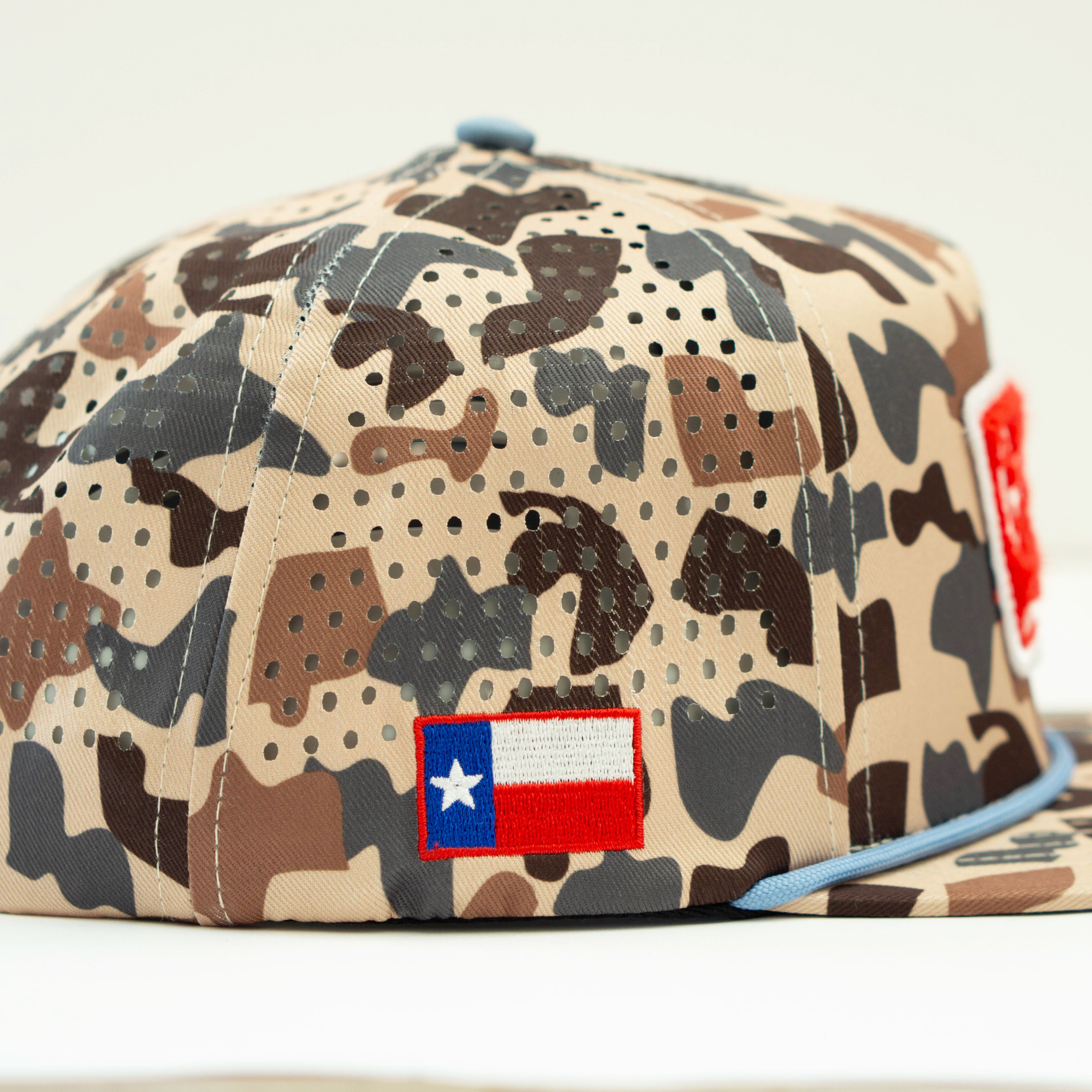 Youth Staunch x Gruene Hall Red Patch Camo Cap