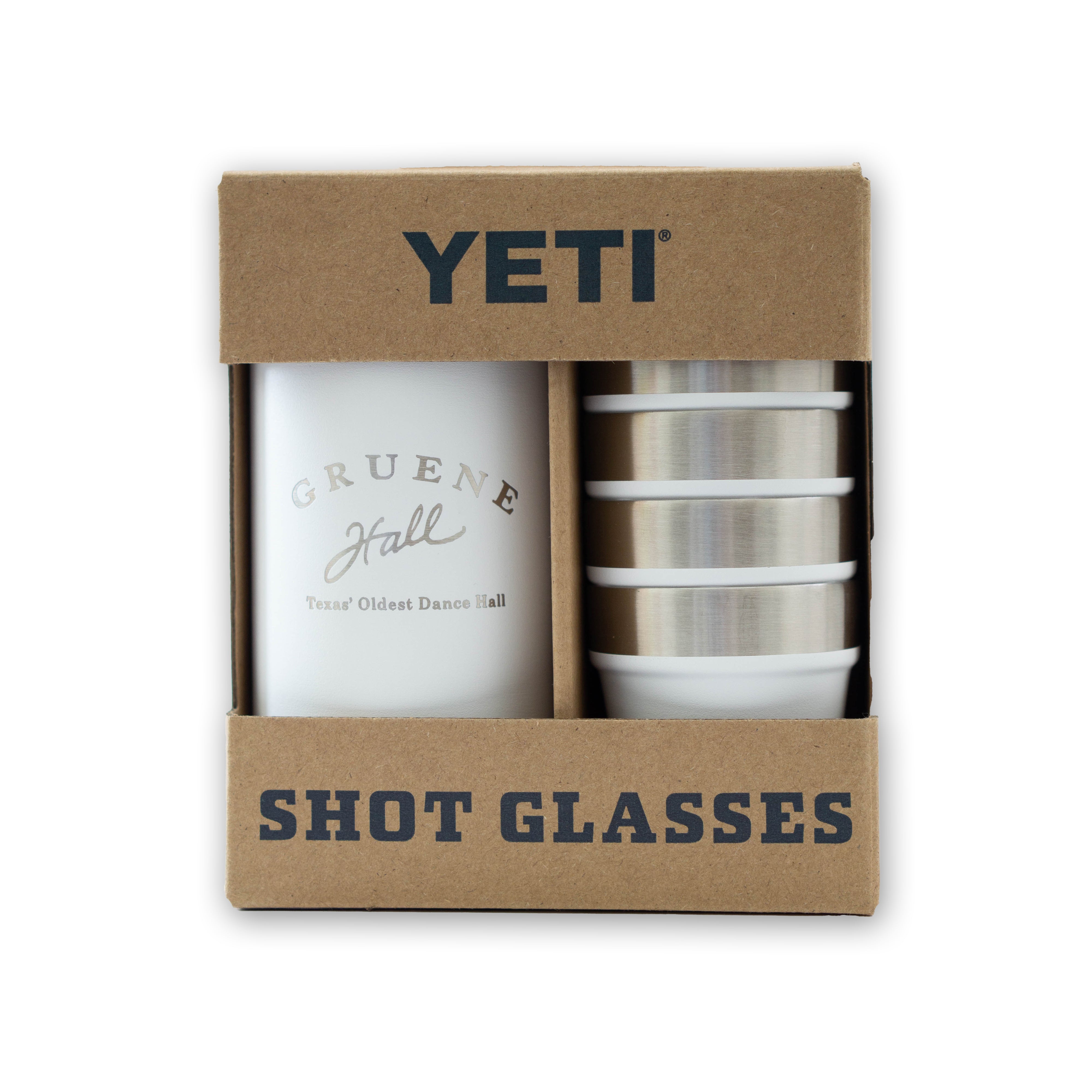 Gruene Hall Logo Yeti Shot Glasses