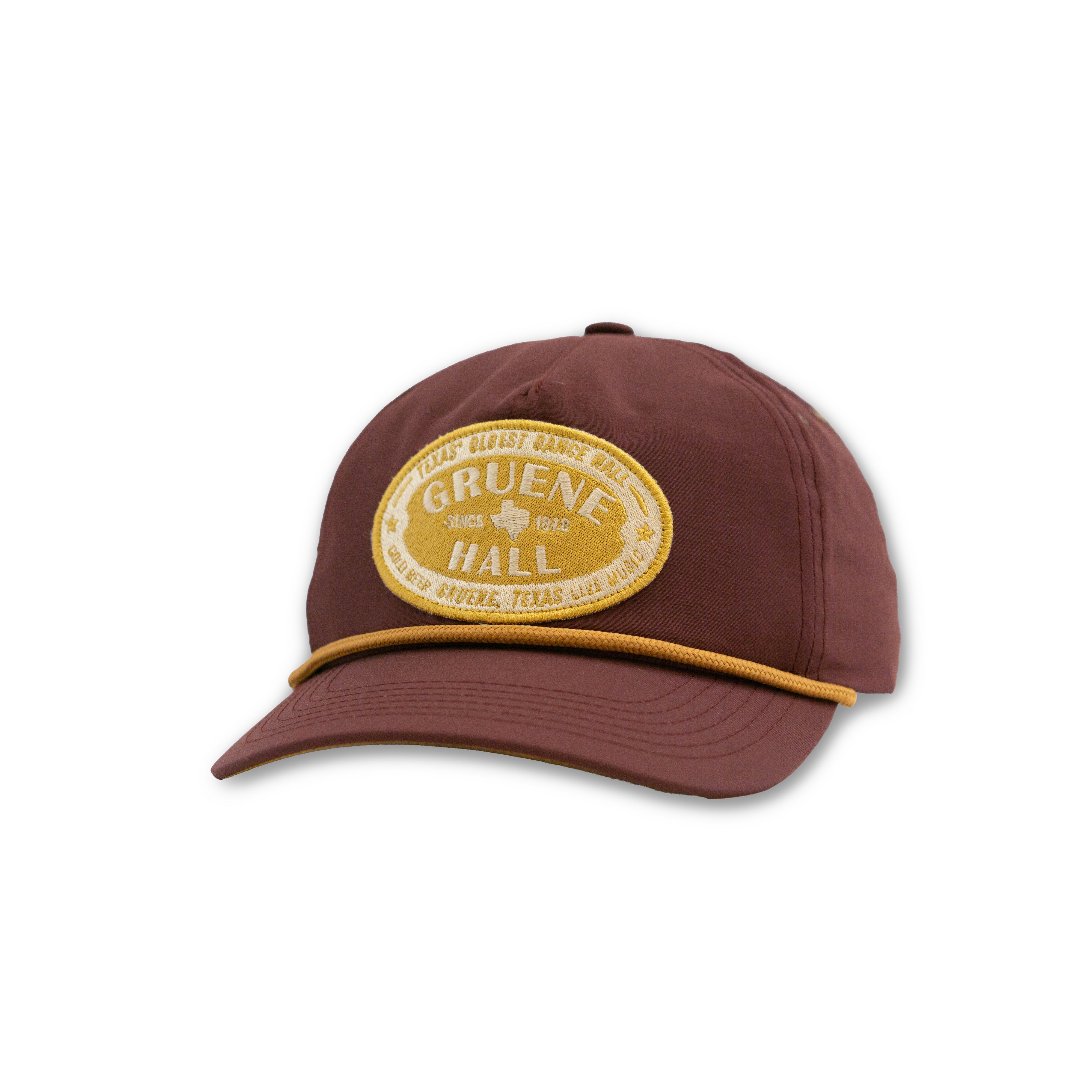 Texas Hill Country Provisions x Gruene Hall Guadalupe Snapback Maroon Cap