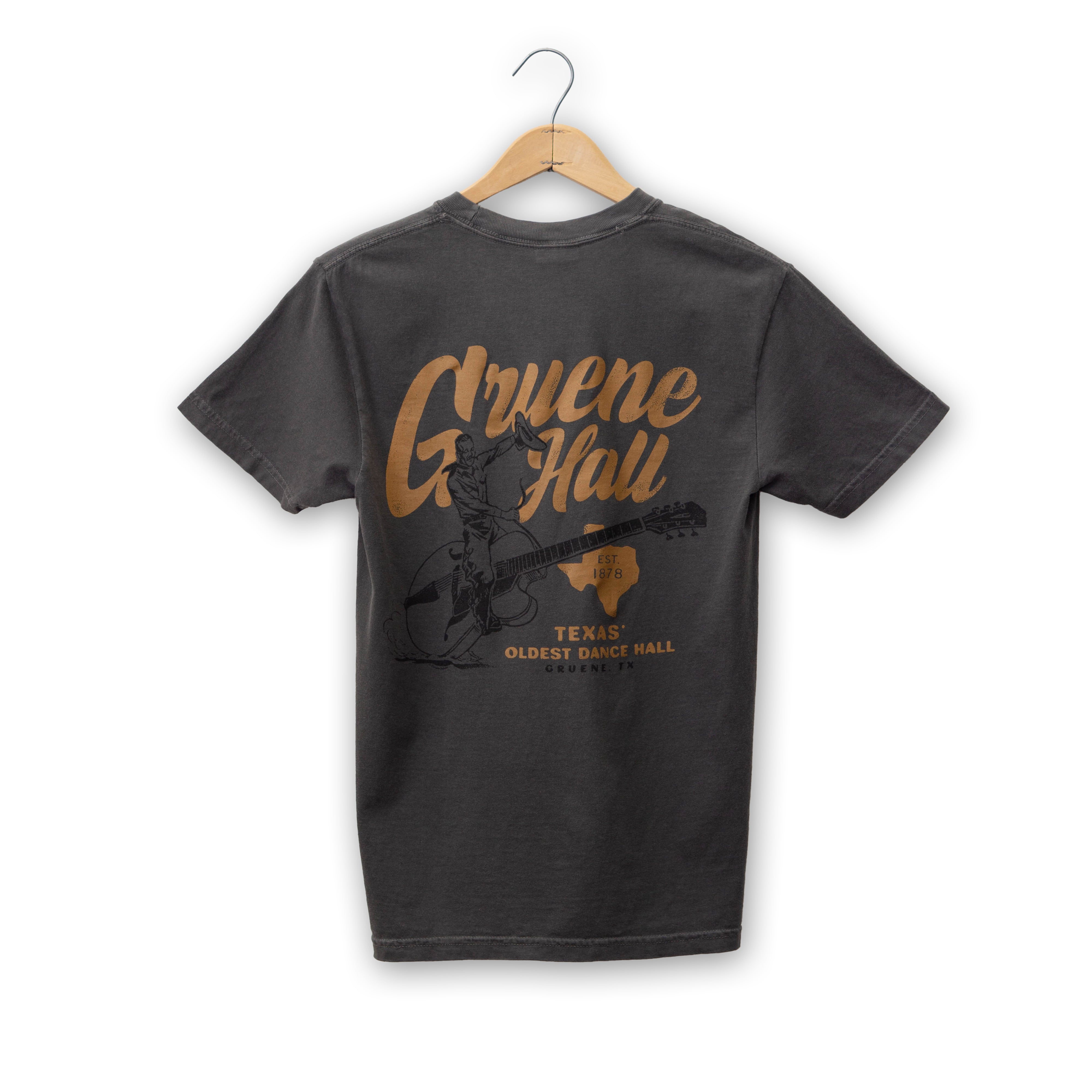 Gruene Hall Cowboy Guitar Comfort Colors Tee
