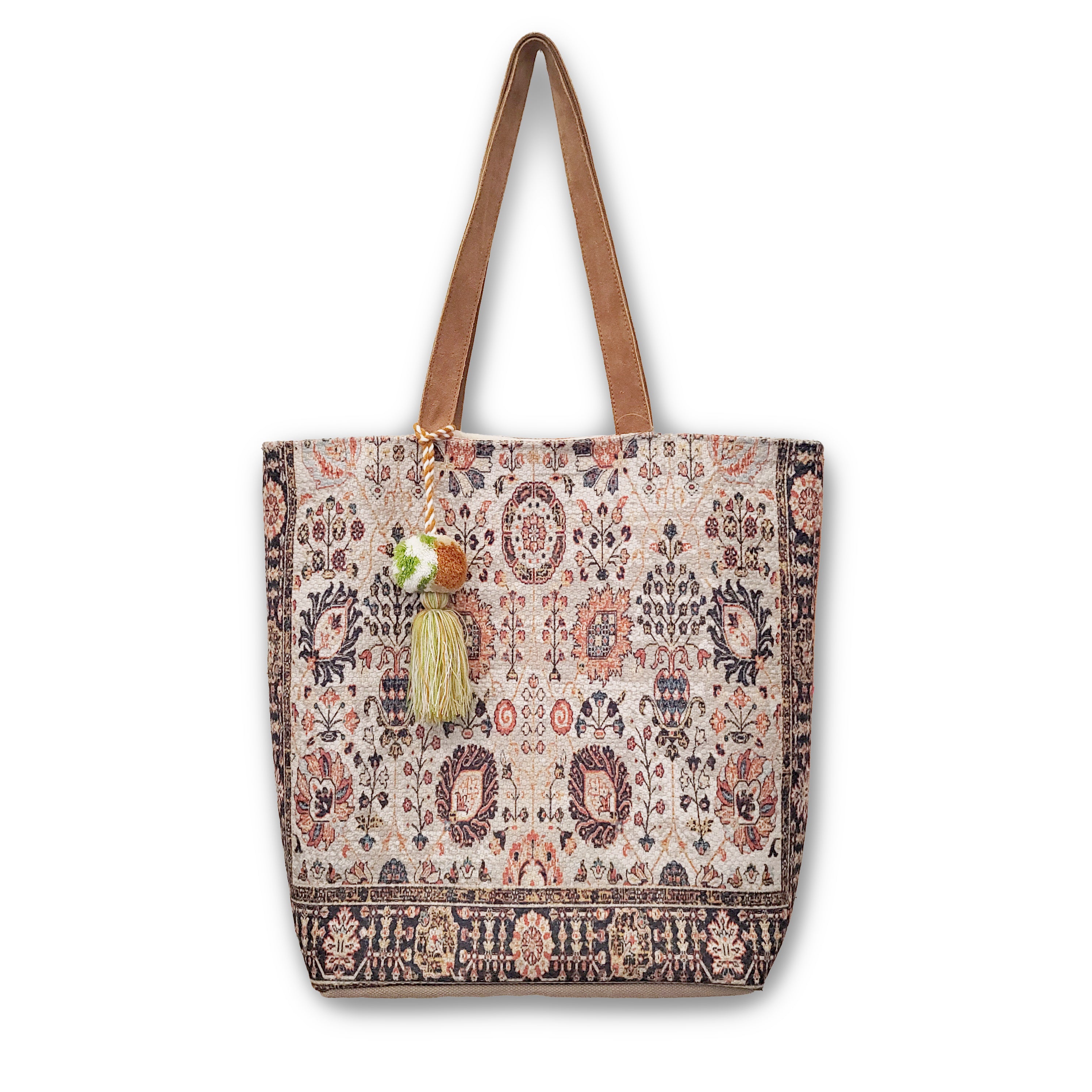 Oversized Woven Tote by Scully #B605