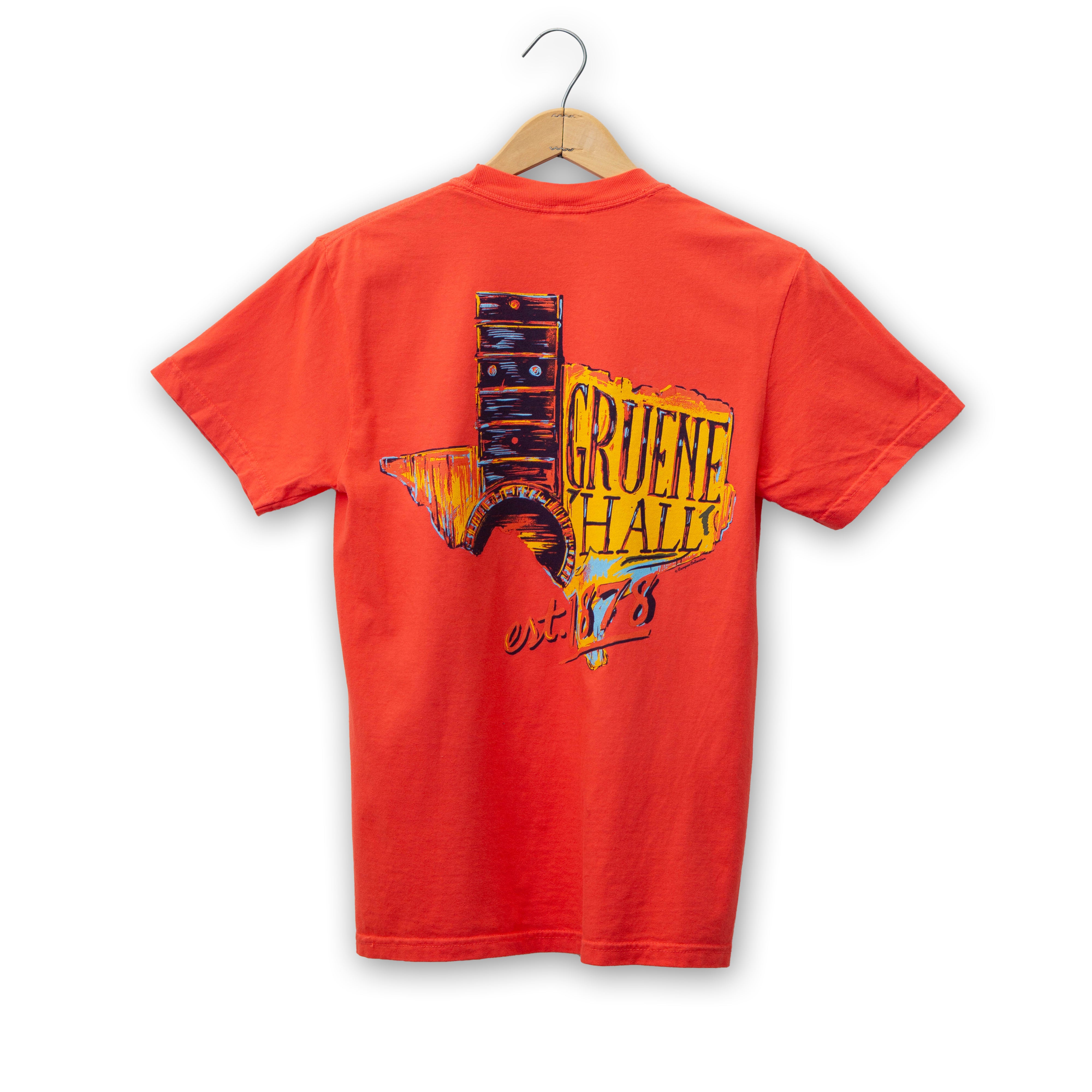 Gruene Hall Guitar State Comfort Colors Tee