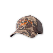 Gruene Hall Silicone Logo Bark Duck Camo Trucker Cap #112PFP
