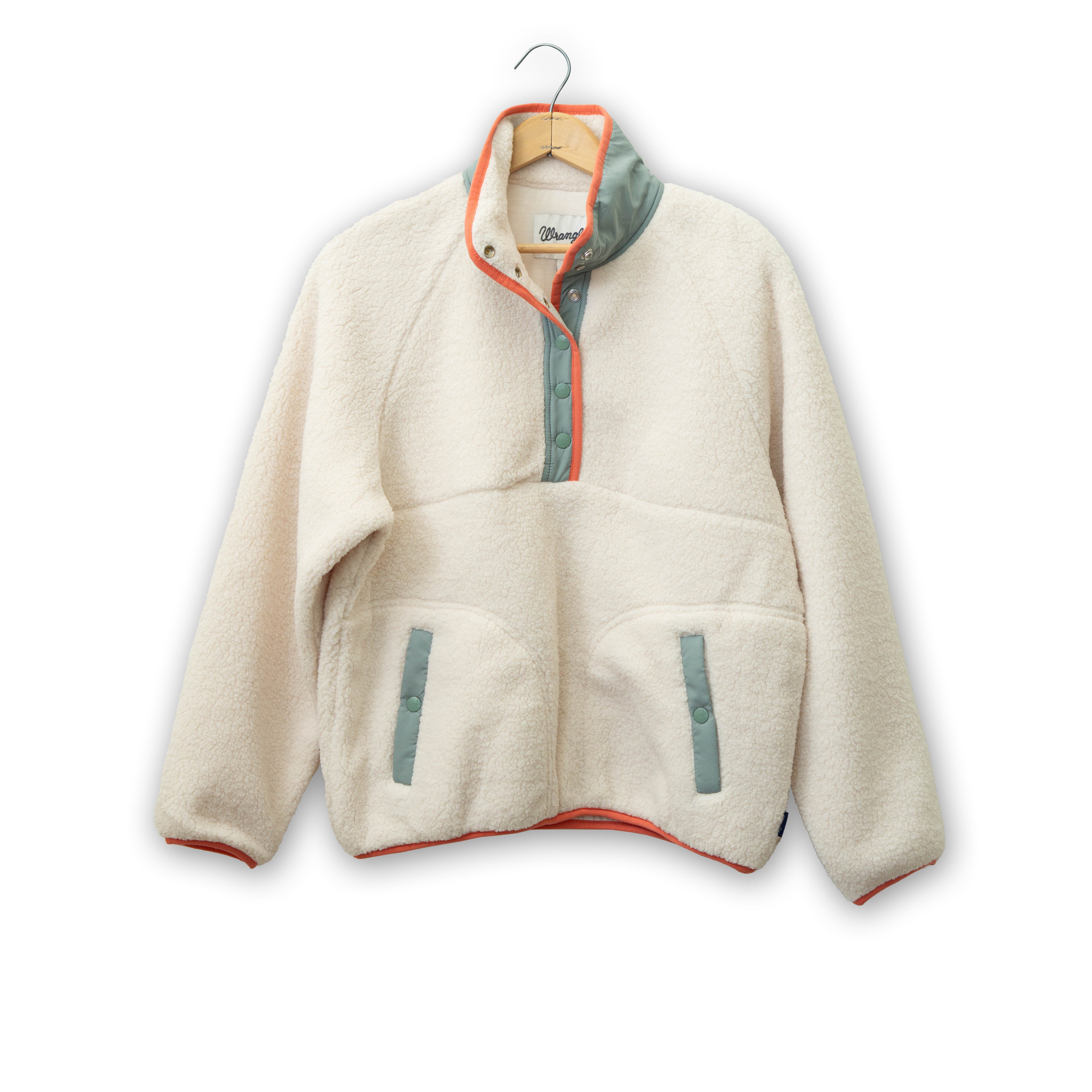 Women's Snap Sherpa Pullover by Wrangler #112367339