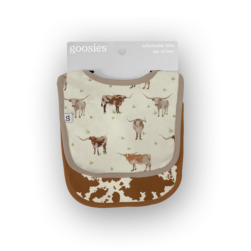 Longhorns Bib Set by Goosies