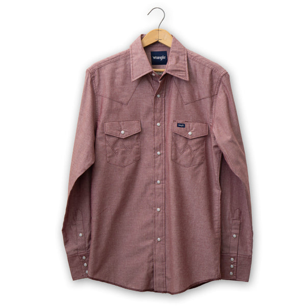 Western Work Long Sleeve Snap Shirt by Wrangler #112367725