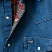 Flannel Lined Work Long Sleeve Snap Shirt by Wrangler #112367727
