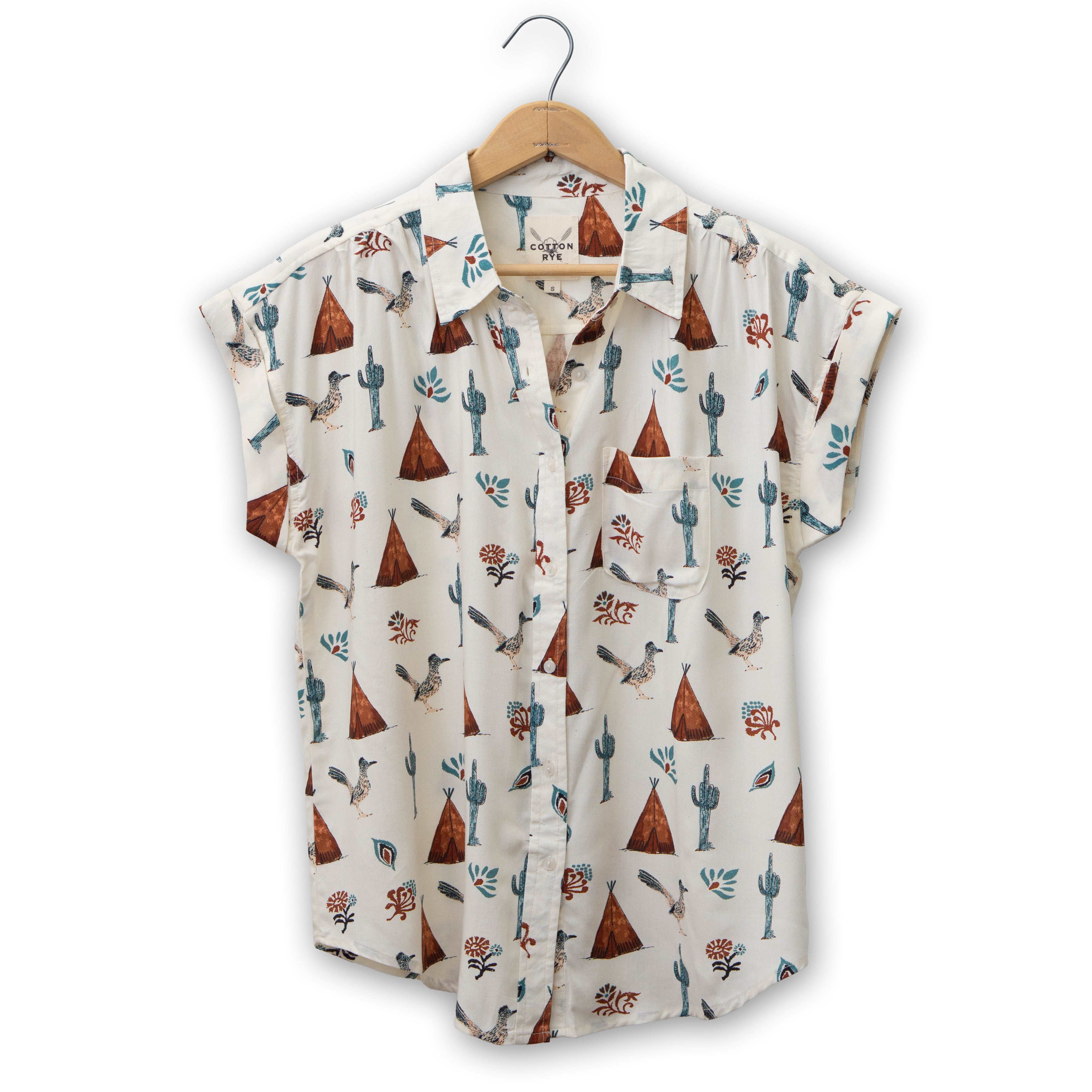 Roadrunner Shirt by Cotton & Rye #CRW9503N