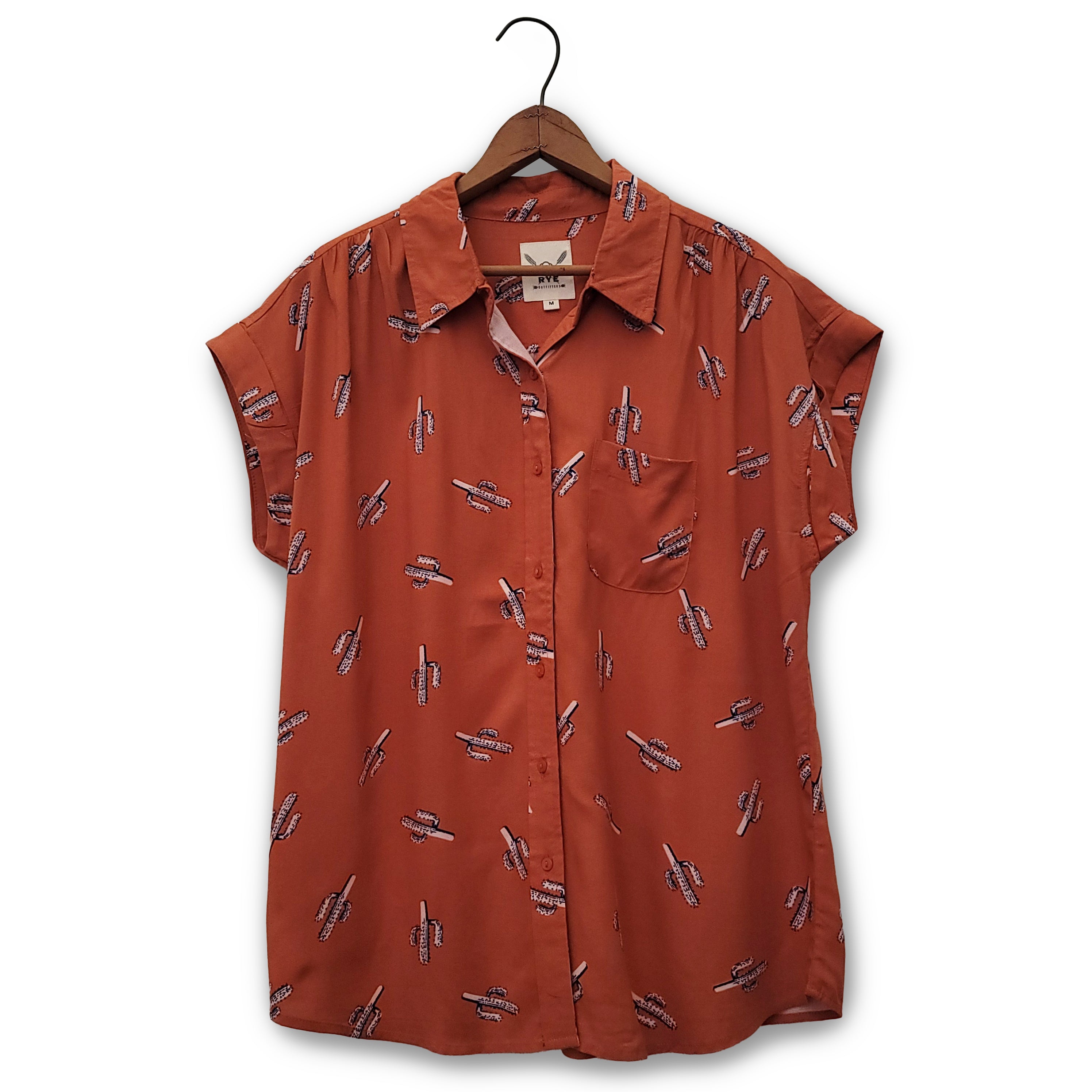 Cactus Print Shirt by Cotton & Rye #CRW743K